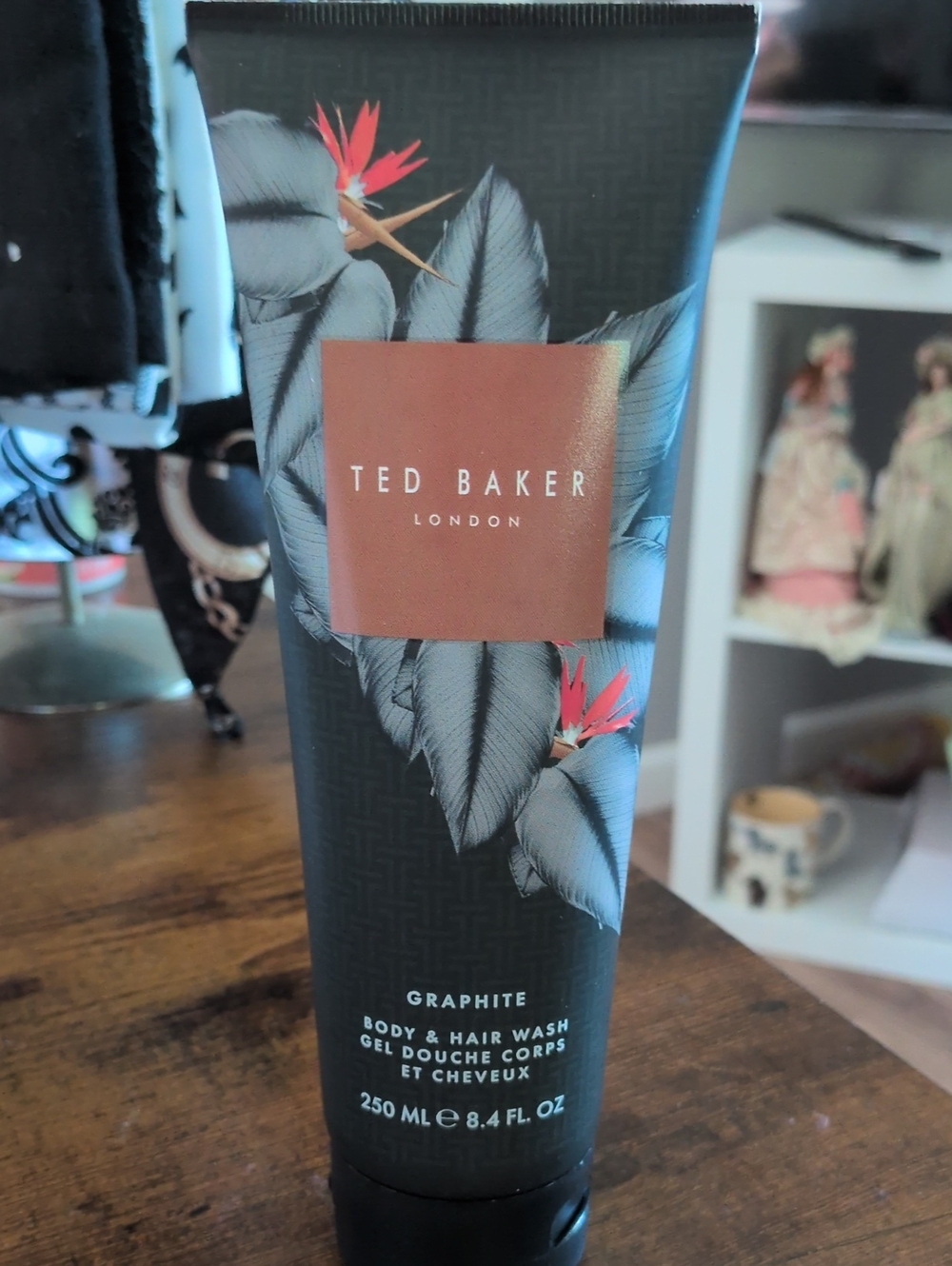 TED BAKER LONDON Graphite Body & Hair Wash - For MEN New